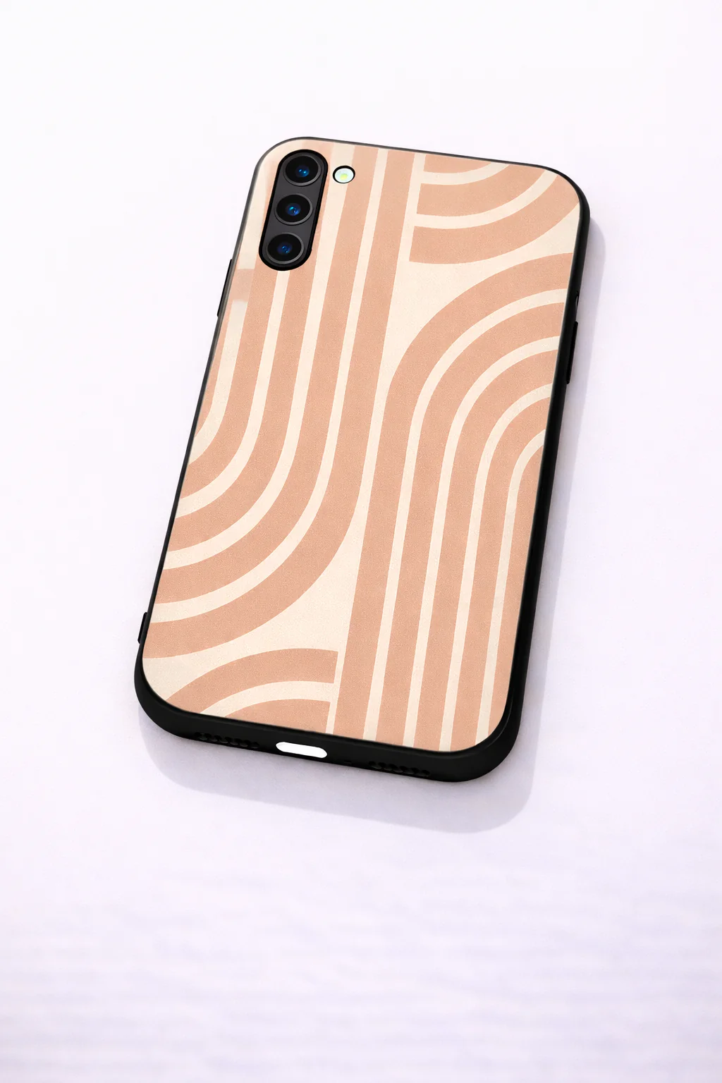 Abstract Arc Premium Glass Back Cover For Galaxy S, A, M & F Series - Image 6