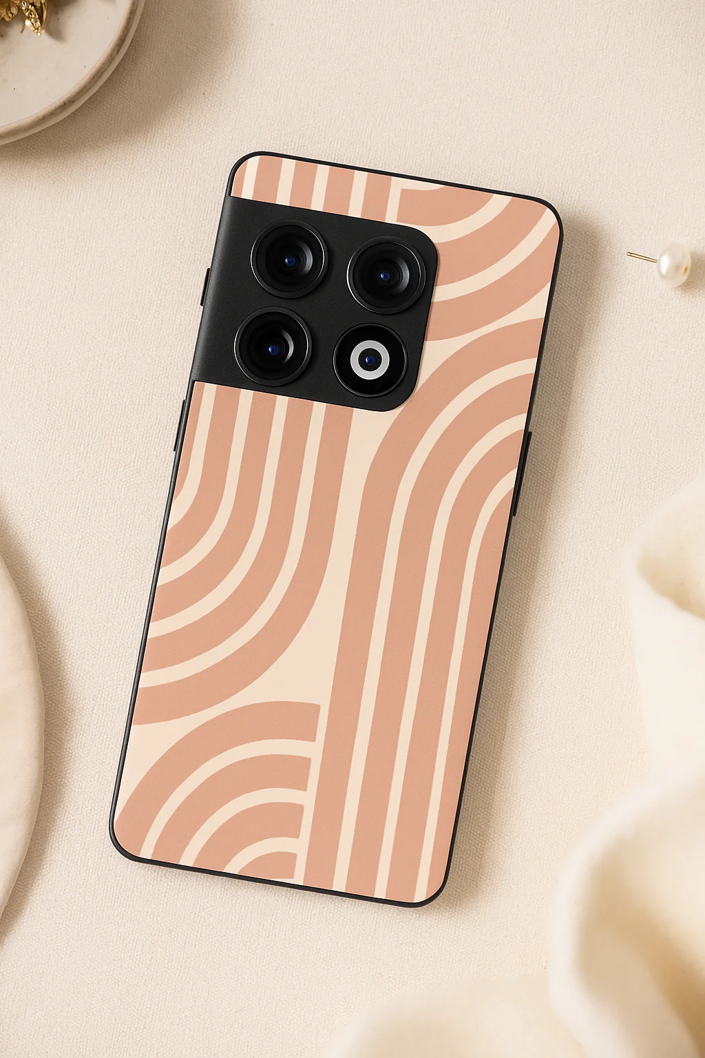 Abstract Arc Premium Glass Back Cover For One Plus 13, 12, 11, 10, Nord Series - Image 4