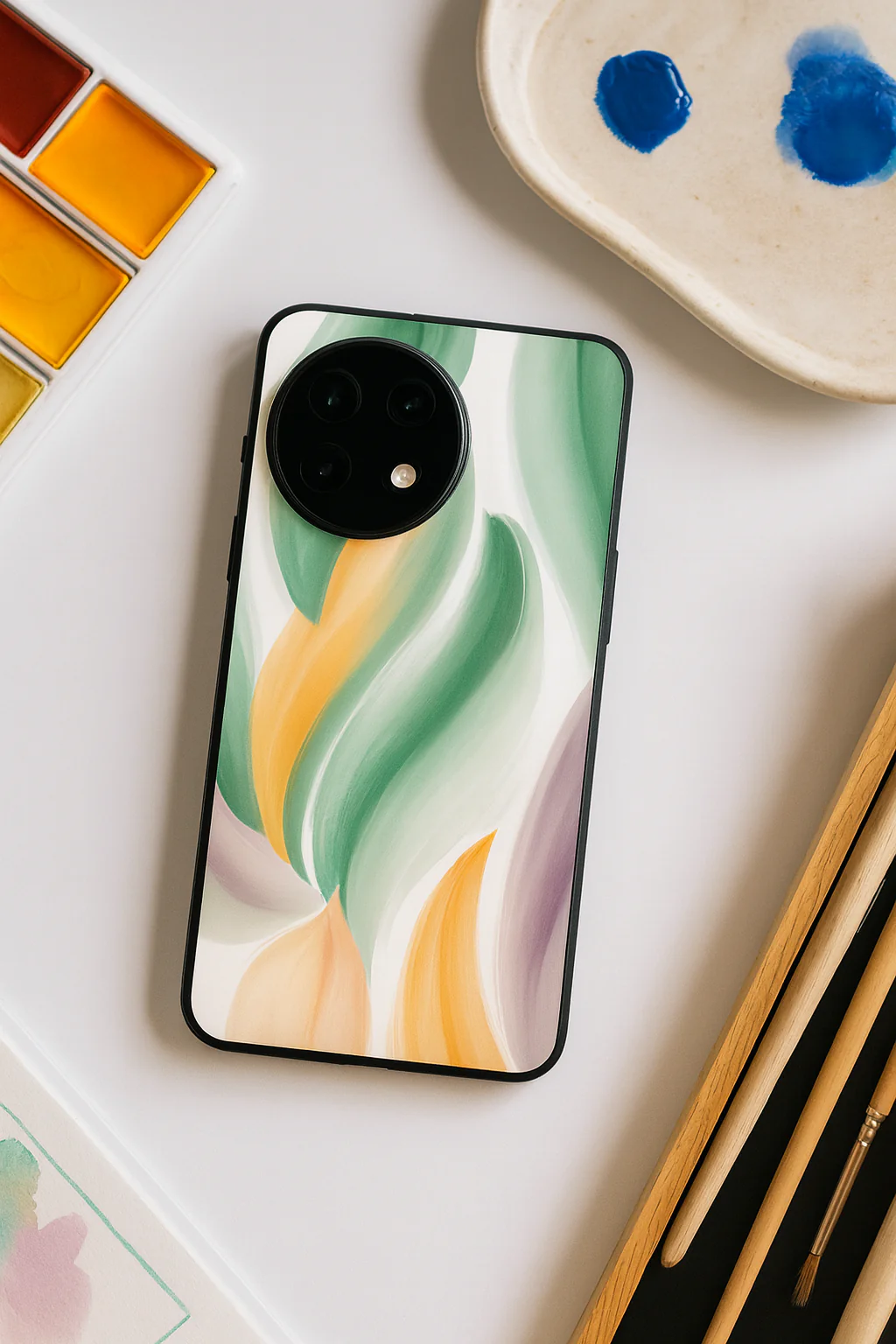 Artist Touch Premium Glass Back Cover For One Plus 13, 12, 11, 10, Nord Series - Image 4