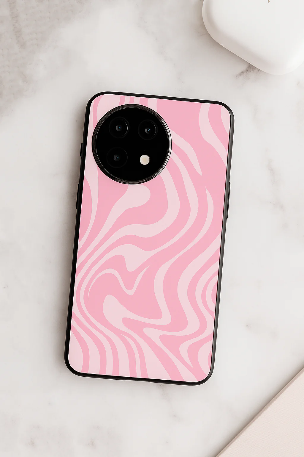 Barbie Swirl Premium Glass Back Cover For One Plus 13, 12, 11, 10, Nord Series - Image 5