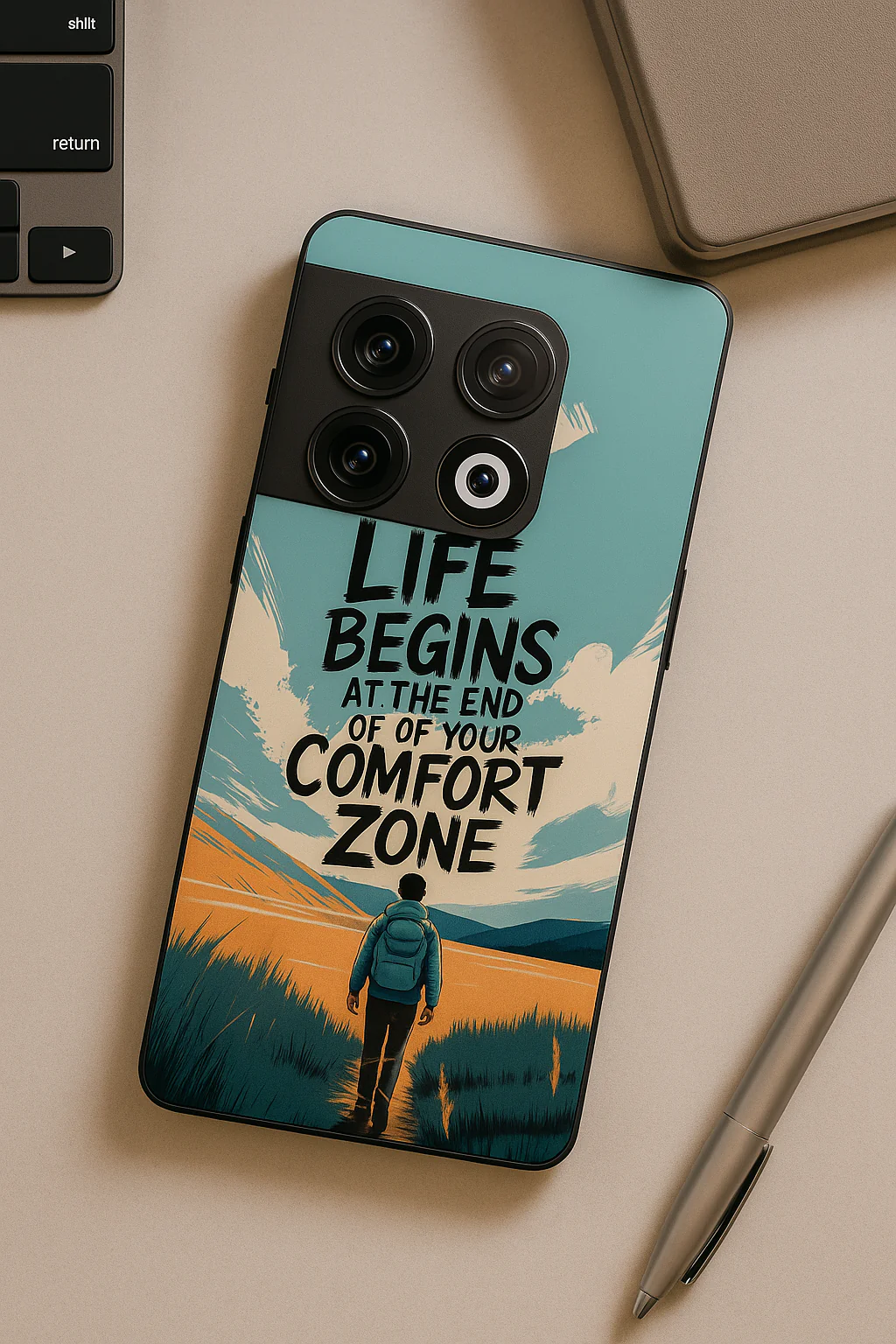 Beyond Limits Premium Glass Back Cover For One Plus 13, 12, 11, 10, Nord Series - Image 5