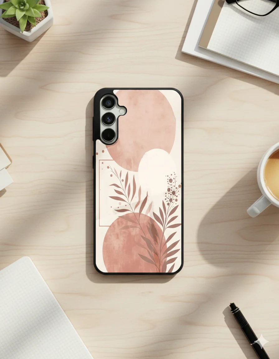 Blush Harmon Premium Glass Back Cover For Galaxy S, A, M & F Series - Image 10