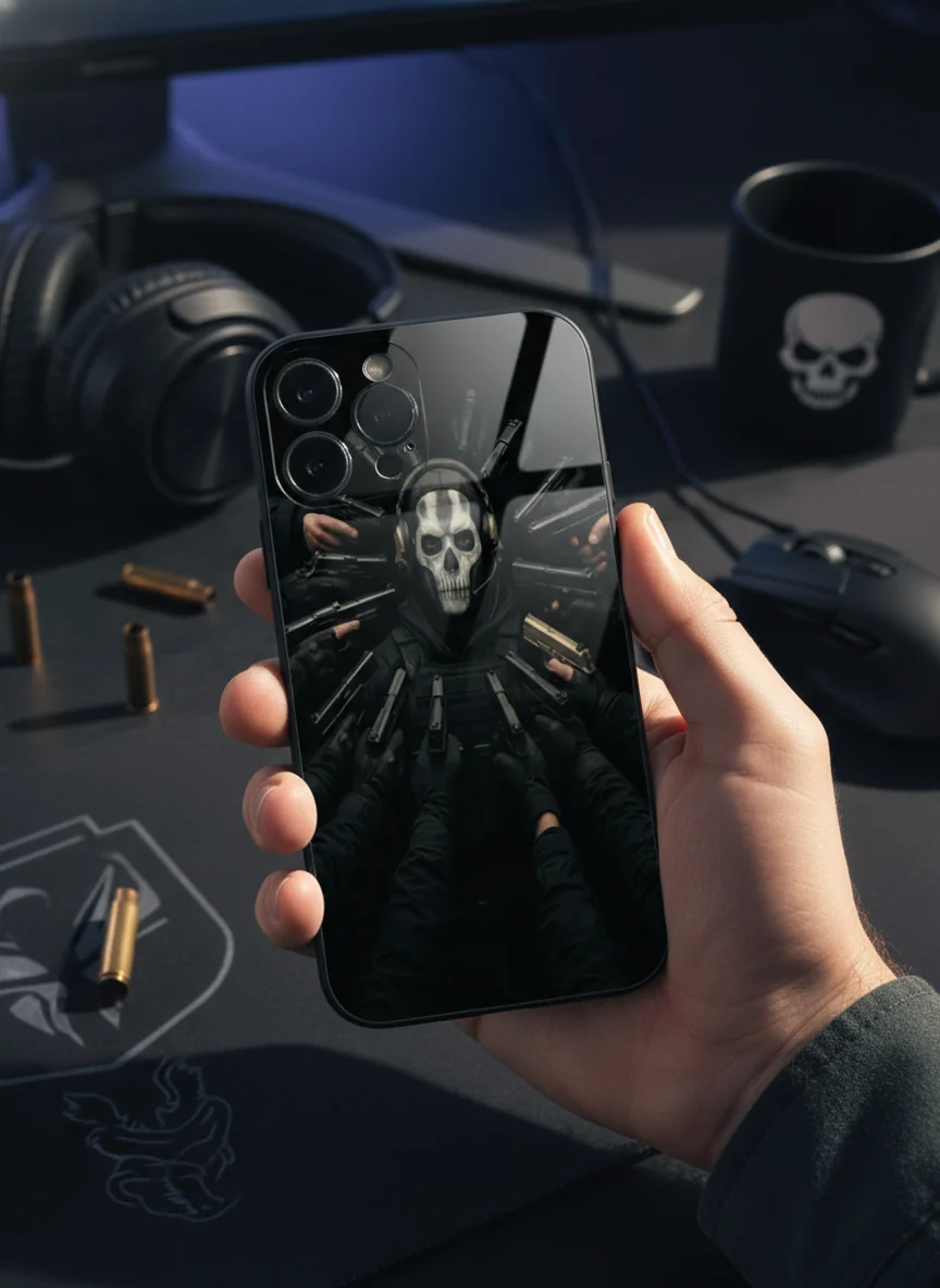 Bullet Crown Premium Glass Back Cover For iPhone 11-17 Models - Image 5