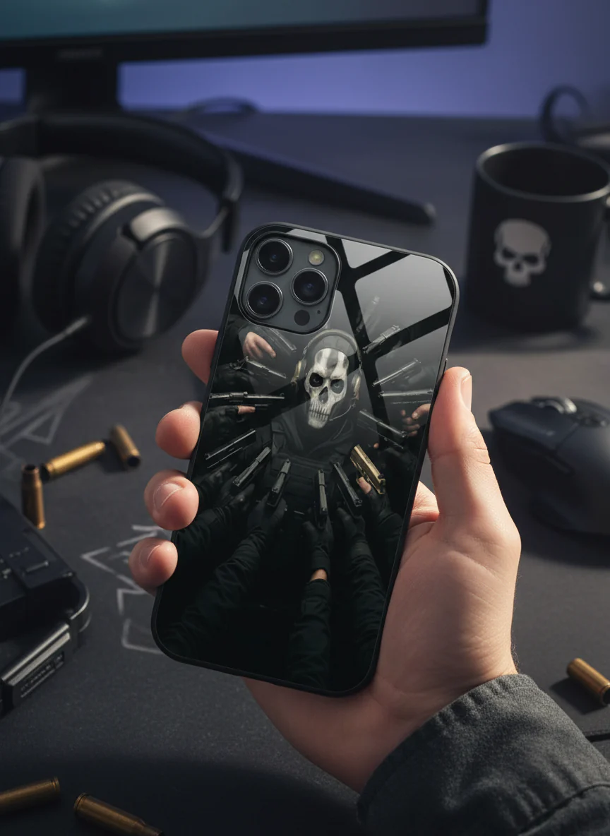 Bullet Crown Premium Glass Back Cover For iPhone 11-17 Models - Image 8