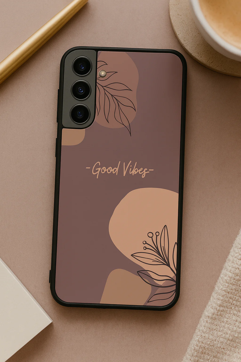 Calm Aura Premium Glass Back Cover For Galaxy S, A, M & F Series - Image 4