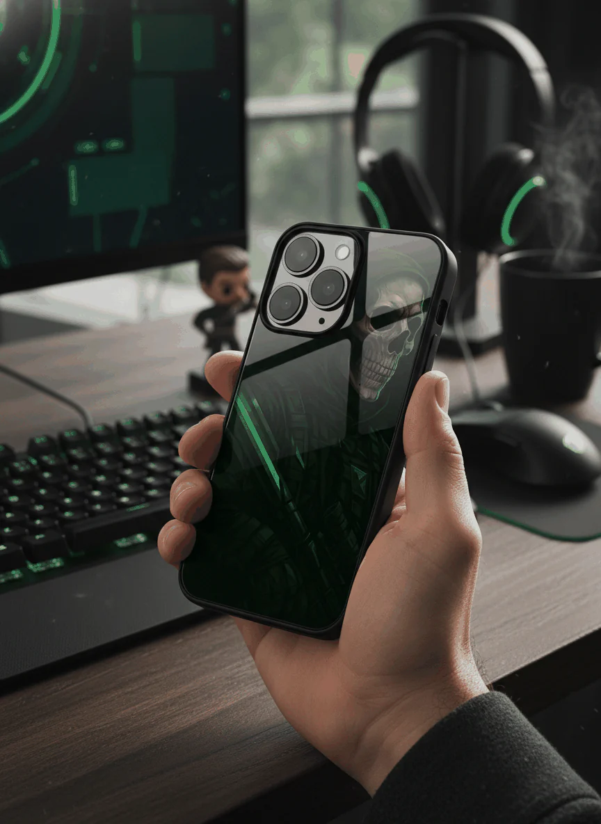 COD Zombie Premium Glass Back Cover For iPhone 11-17 Models - Image 12