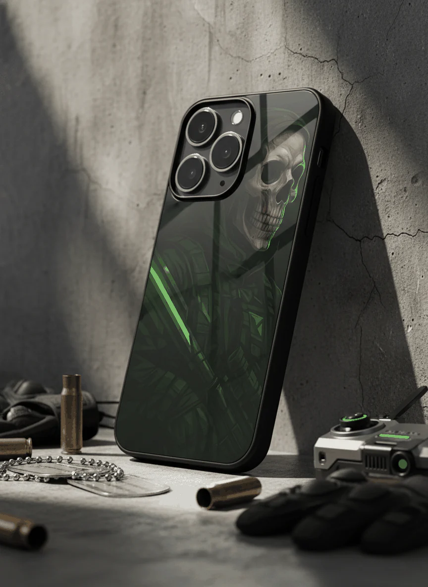 COD Zombie Premium Glass Back Cover For iPhone 11-17 Models - Image 3