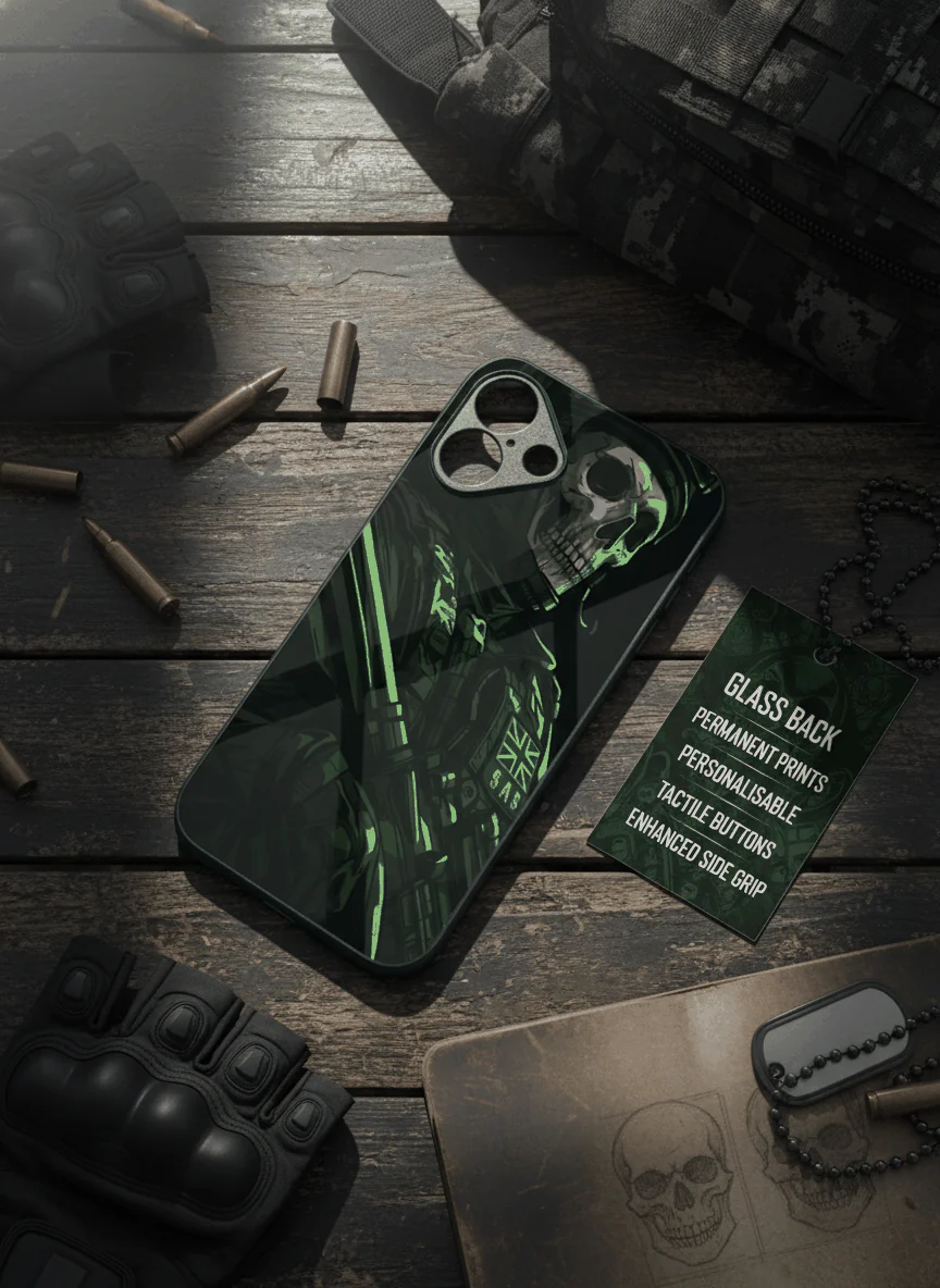 COD Zombie Premium Glass Back Cover For iPhone 11-17 Models - Image 7