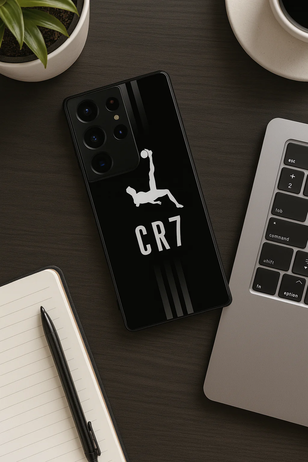 CR7 Legacy Premium Glass Back Cover For Galaxy S, A, M & F Series - Image 5