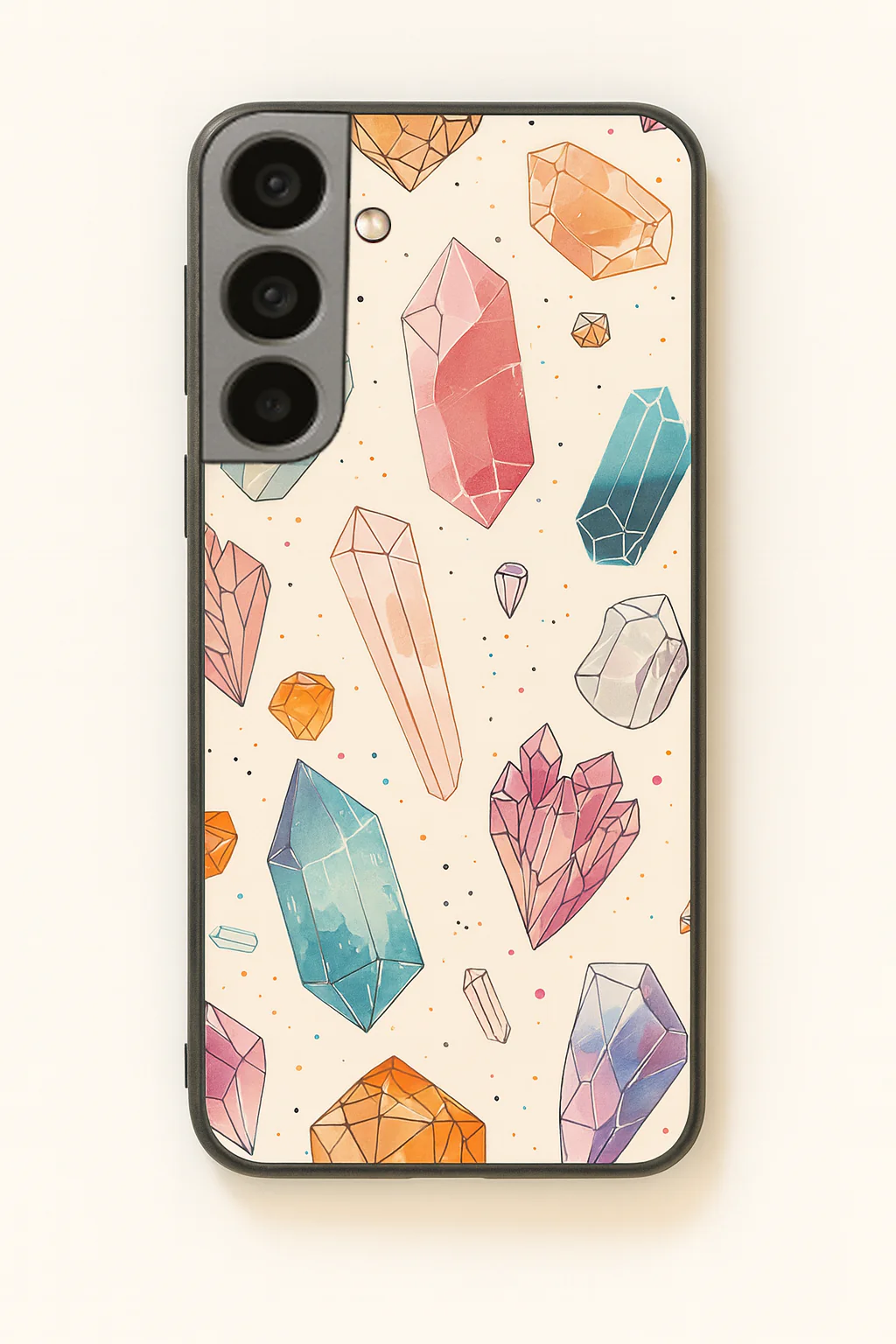 Crystal Bloom Premium Glass Back Cover For Galaxy S, A, M & F Series - Image 5