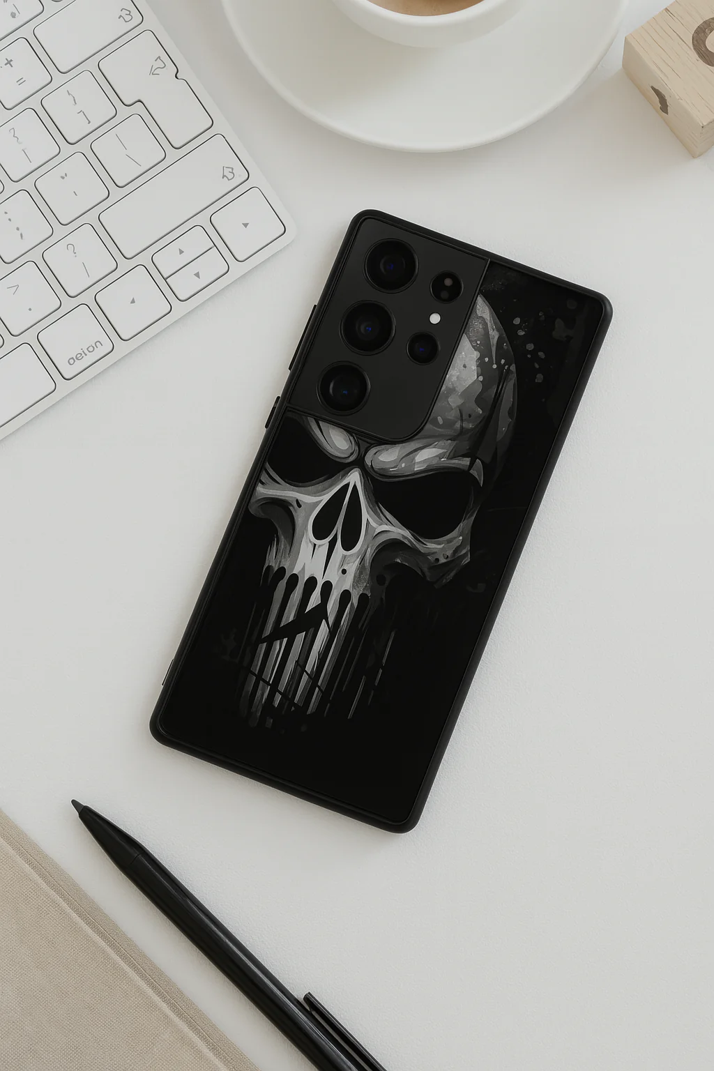 Deathmark Premium Glass Back Cover For Galaxy S, A, M & F Series - Image 5