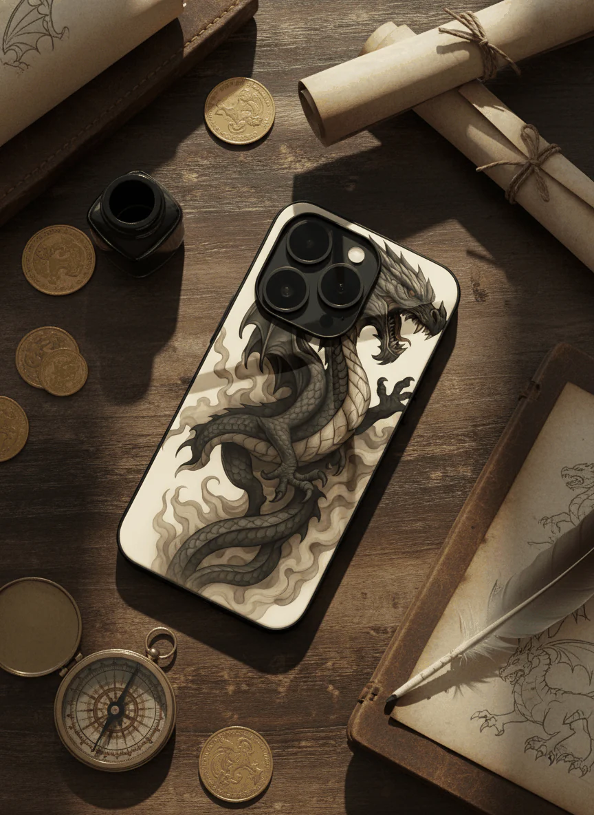 Dragon Premium Glass Back Cover For iPhone 11-17 Models - Image 10