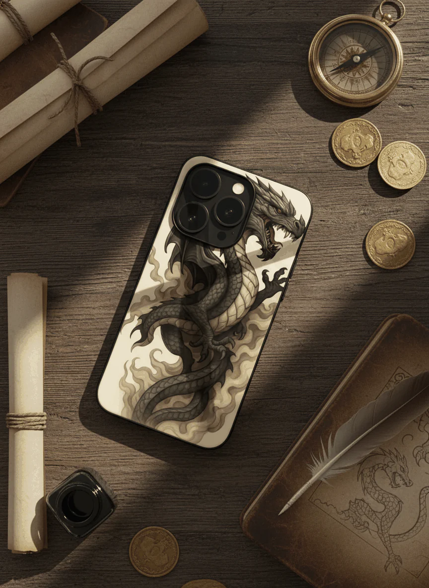 Dragon Premium Glass Back Cover For iPhone 11-17 Models - Image 11