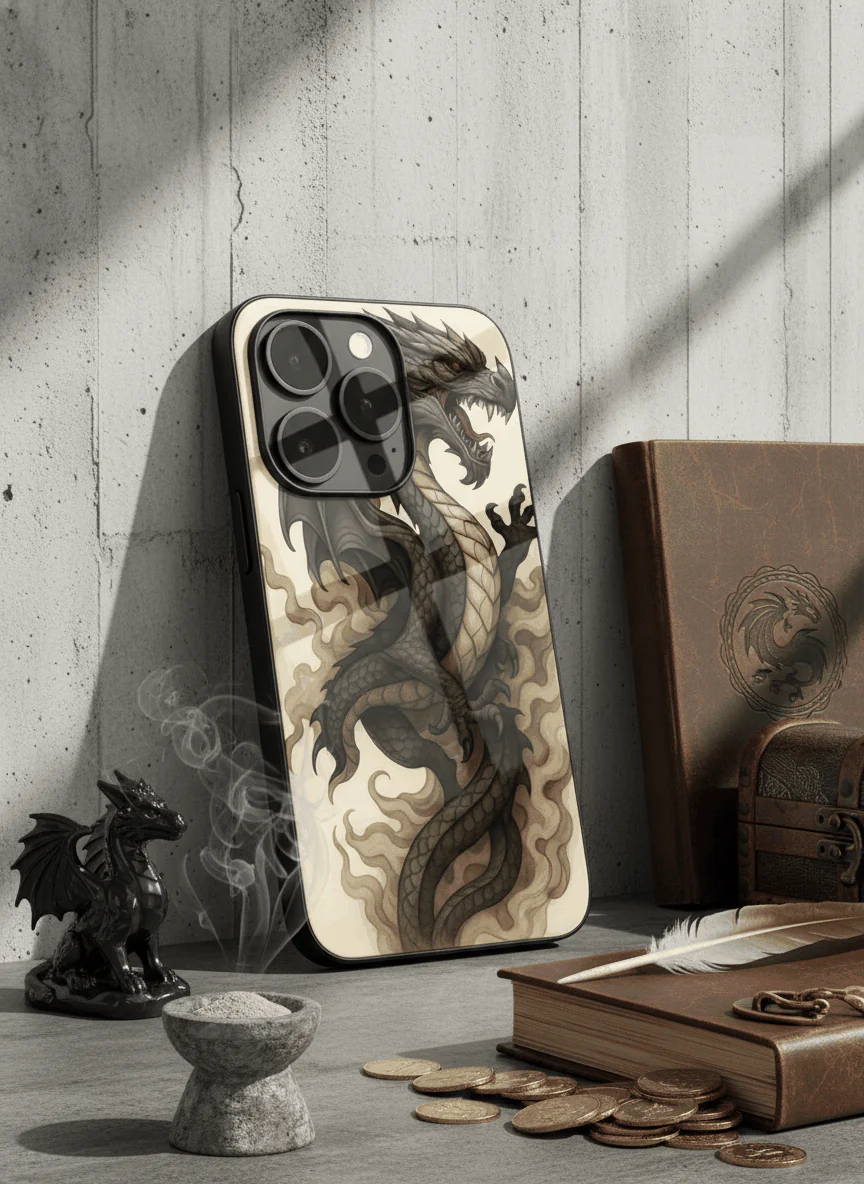 Dragon Premium Glass Back Cover For iPhone 11-17 Models - Image 3