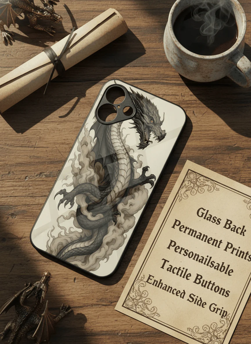 Dragon Premium Glass Back Cover For iPhone 11-17 Models - Image 7