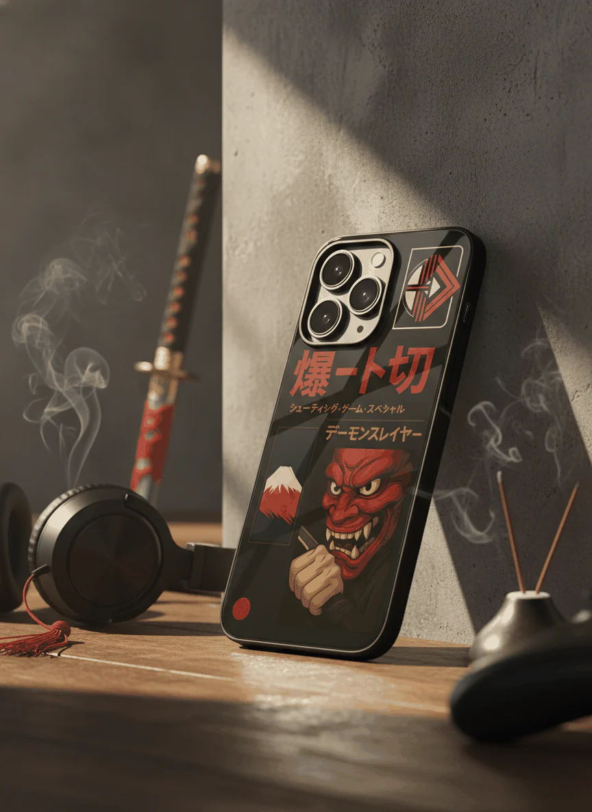 Dragon Graffiti Premium Glass Back Cover For iPhone 11-17 Models - Image 3