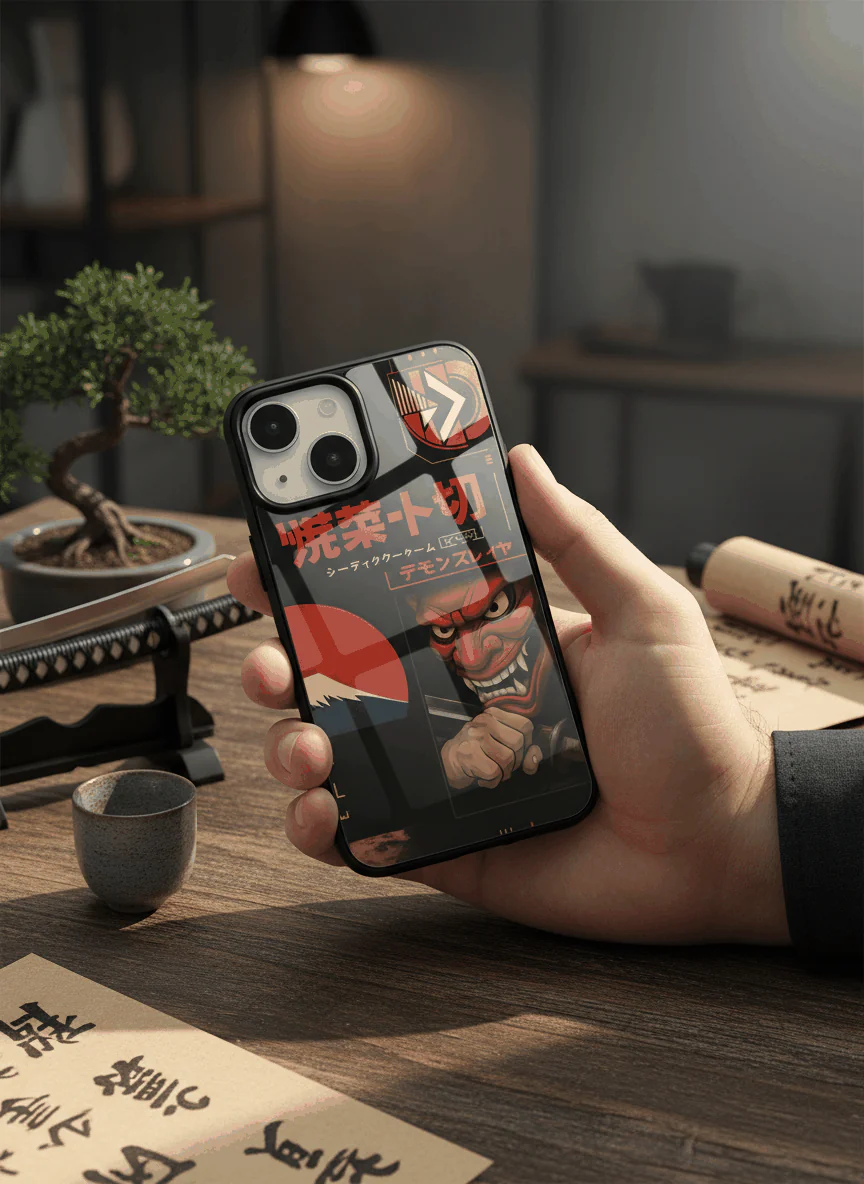 Dragon Graffiti Premium Glass Back Cover For iPhone 11-17 Models - Image 4