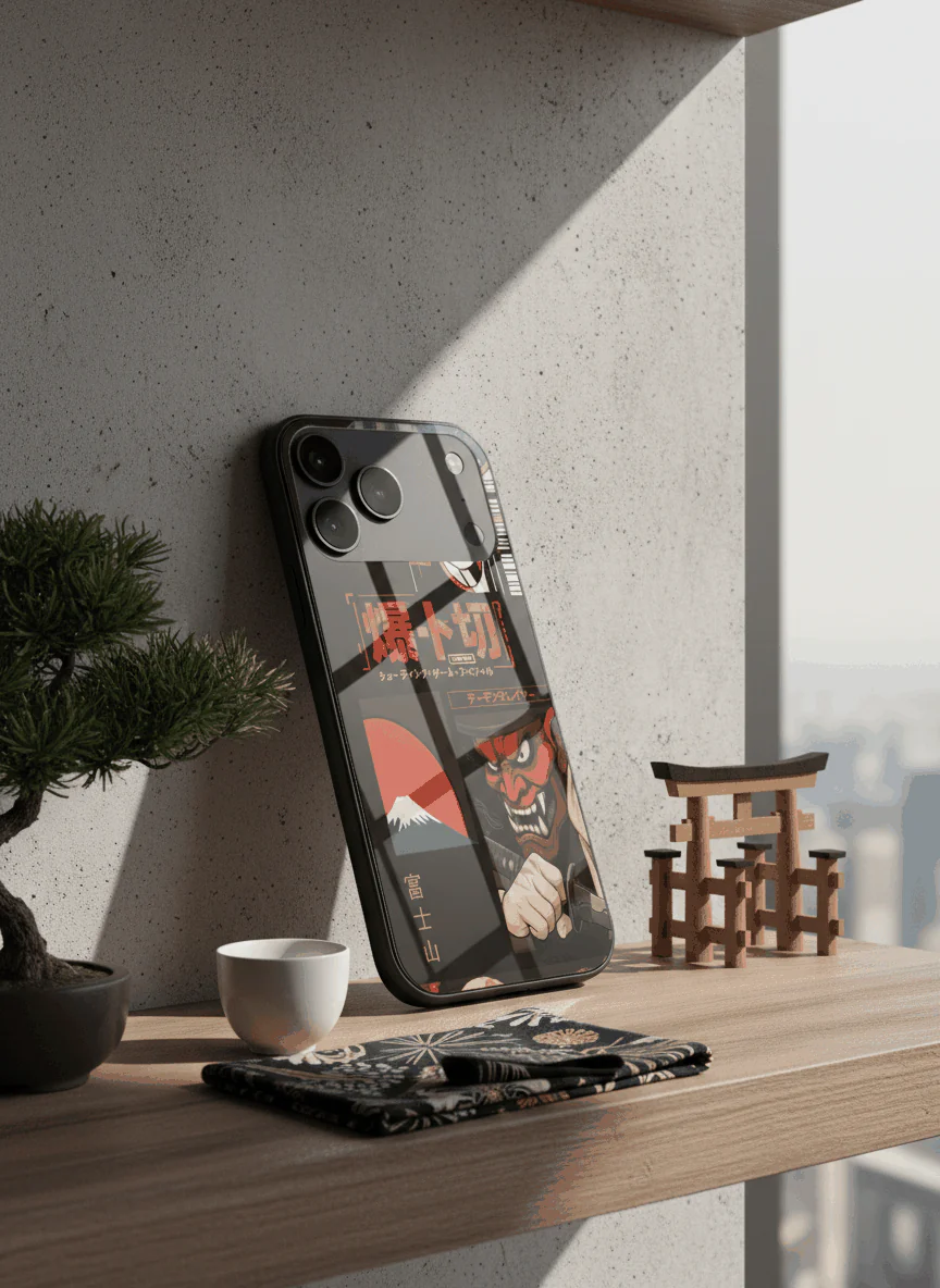 Dragon Graffiti Premium Glass Back Cover For iPhone 11-17 Models - Image 7