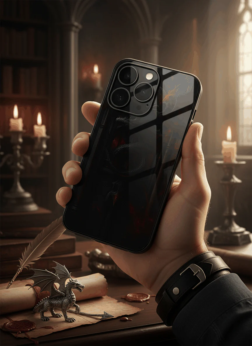 Drakonis Premium Glass Back Cover For iPhone 11-17 Models - Image 3