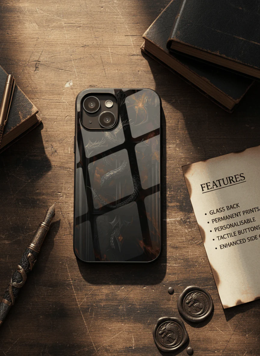 Drakonis Premium Glass Back Cover For iPhone 11-17 Models - Image 4