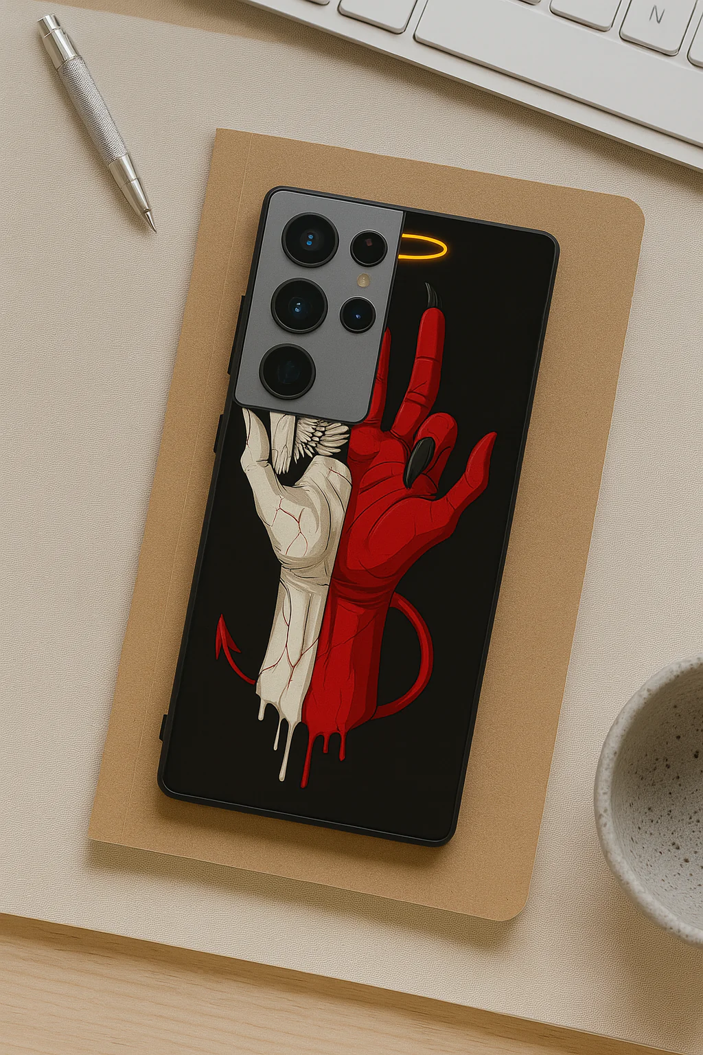 Duality Premium Glass Back Cover For Galaxy S, A, M & F Series - Image 4