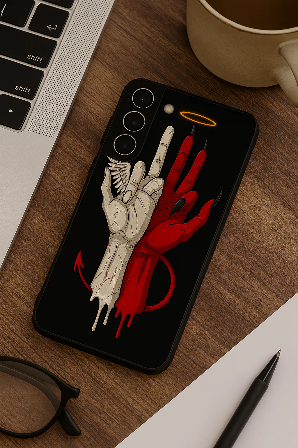 Duality Premium Glass Back Cover For Galaxy S, A, M & F Series - Image 6