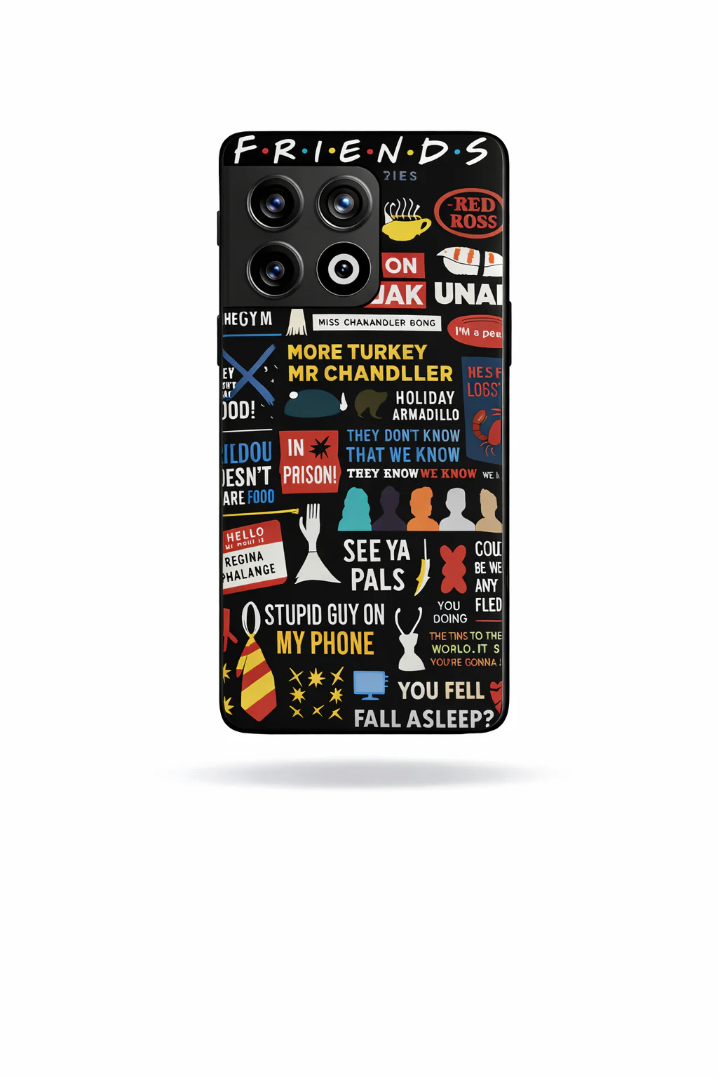 F.R.I.E.N.D.S Premium Glass Back Cover For One Plus 13, 12, 11, 10, Nord Series - Image 3