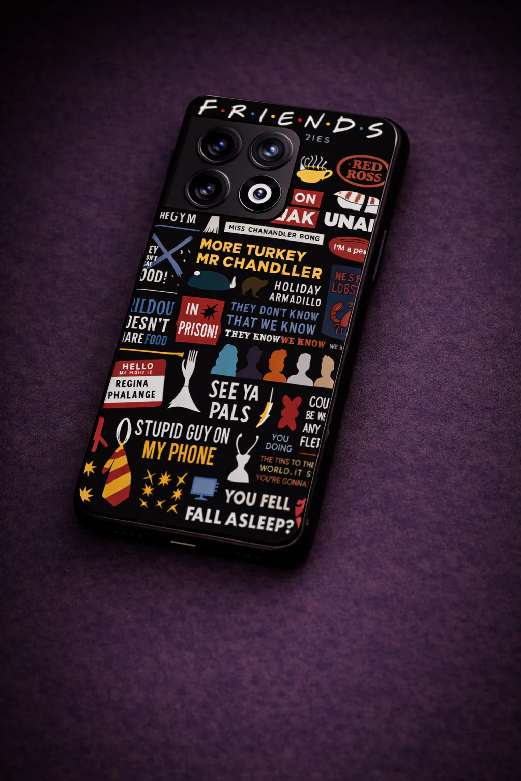 F.R.I.E.N.D.S Premium Glass Back Cover For One Plus 13, 12, 11, 10, Nord Series - Image 4