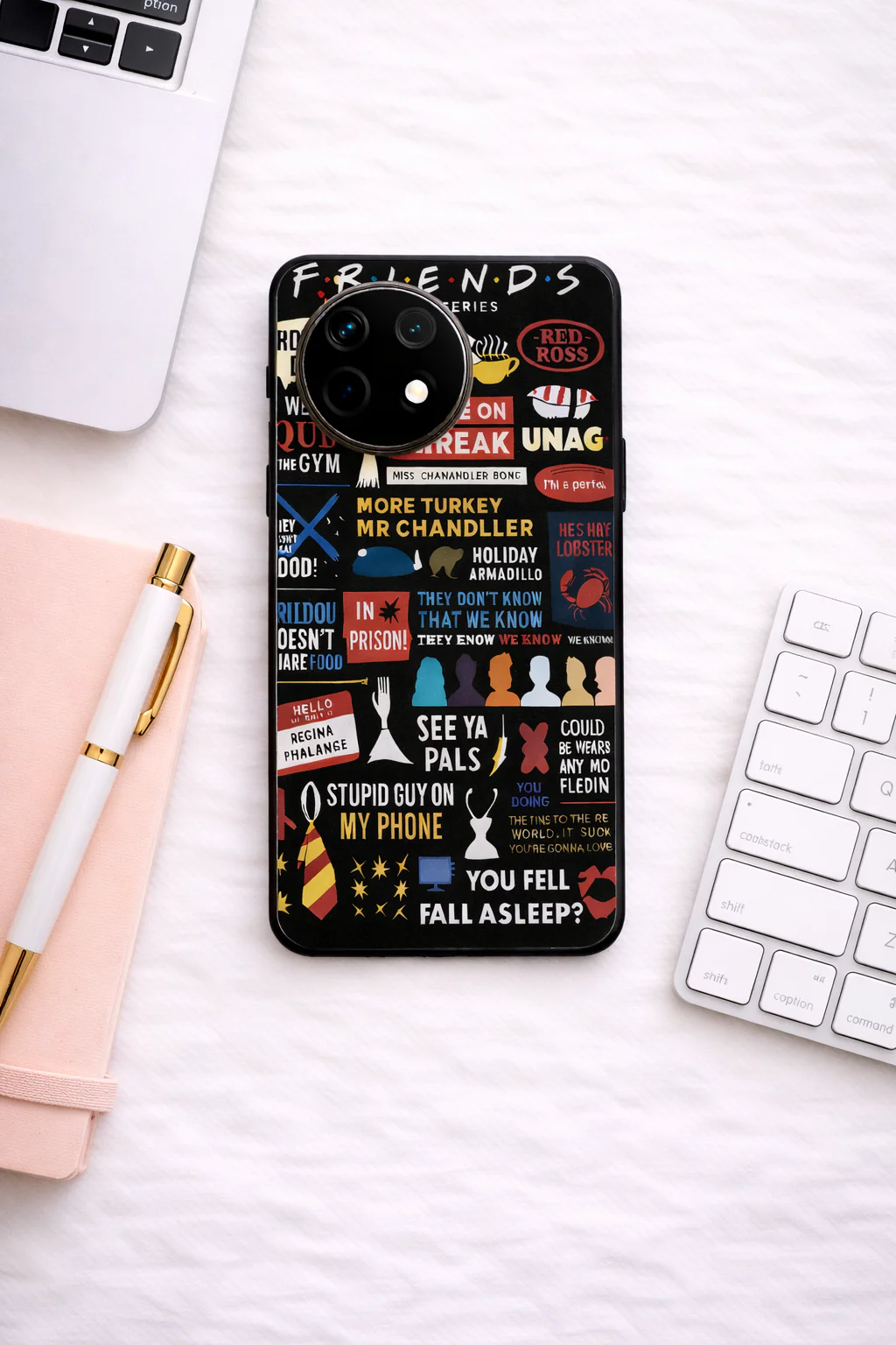 F.R.I.E.N.D.S Premium Glass Back Cover For One Plus 13, 12, 11, 10, Nord Series - Image 5