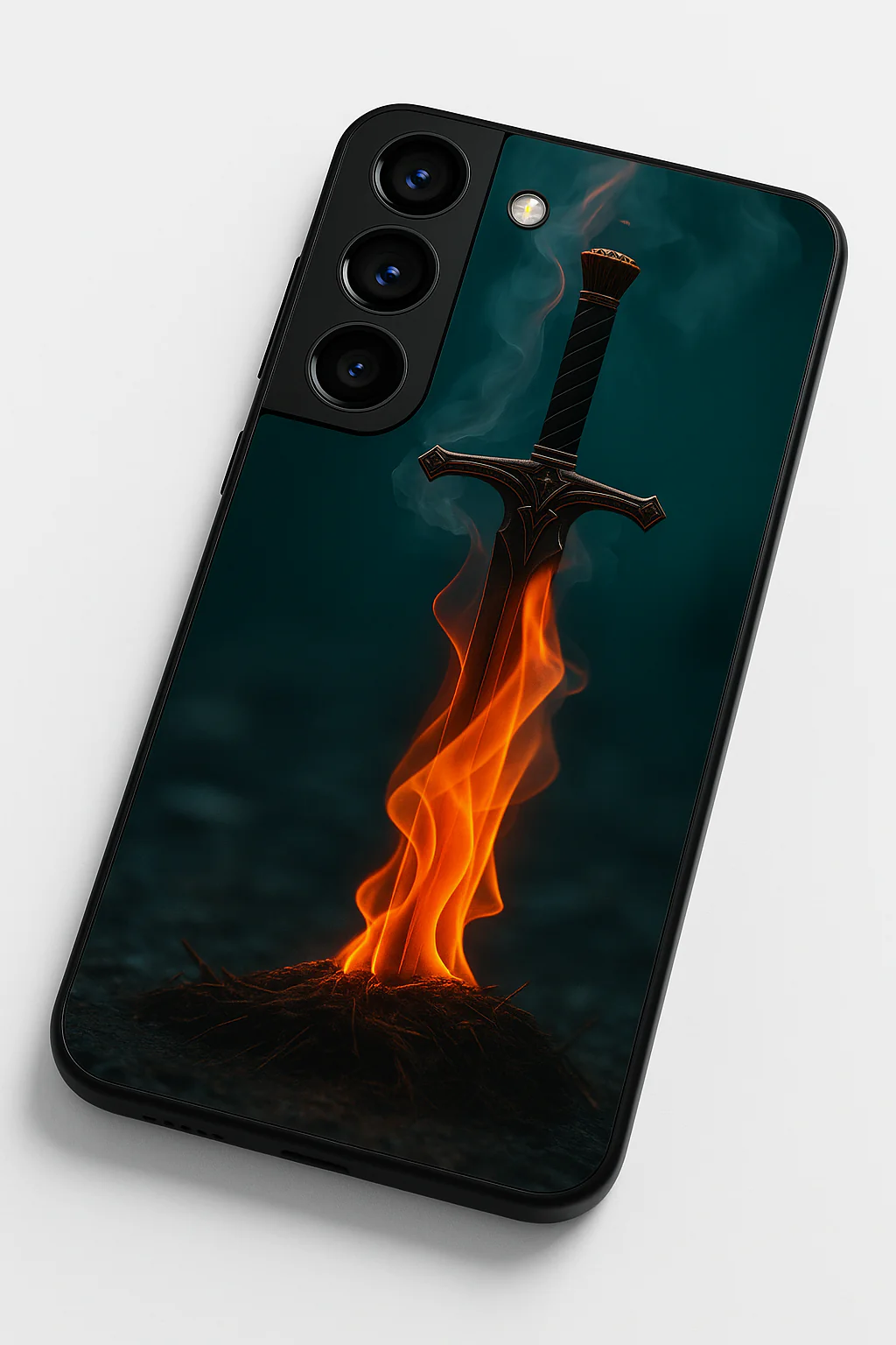 Flameborne Premium Glass Back Cover For Galaxy S, A, M & F Series - Image 6