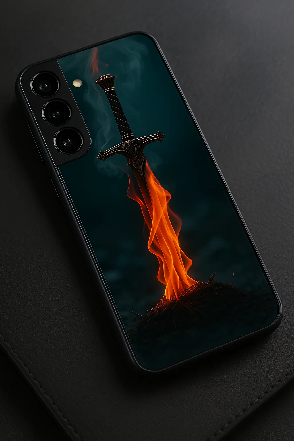 Flameborne Premium Glass Back Cover For Galaxy S, A, M & F Series - Image 7