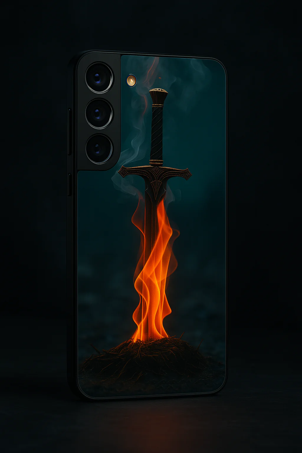 Flameborne Premium Glass Back Cover For Galaxy S, A, M & F Series - Image 8