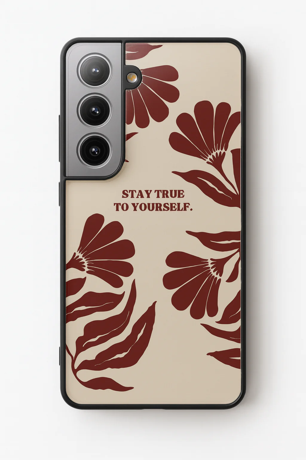 Floral Truth Premium Glass Back Cover For Galaxy S, A, M & F Series - Image 6