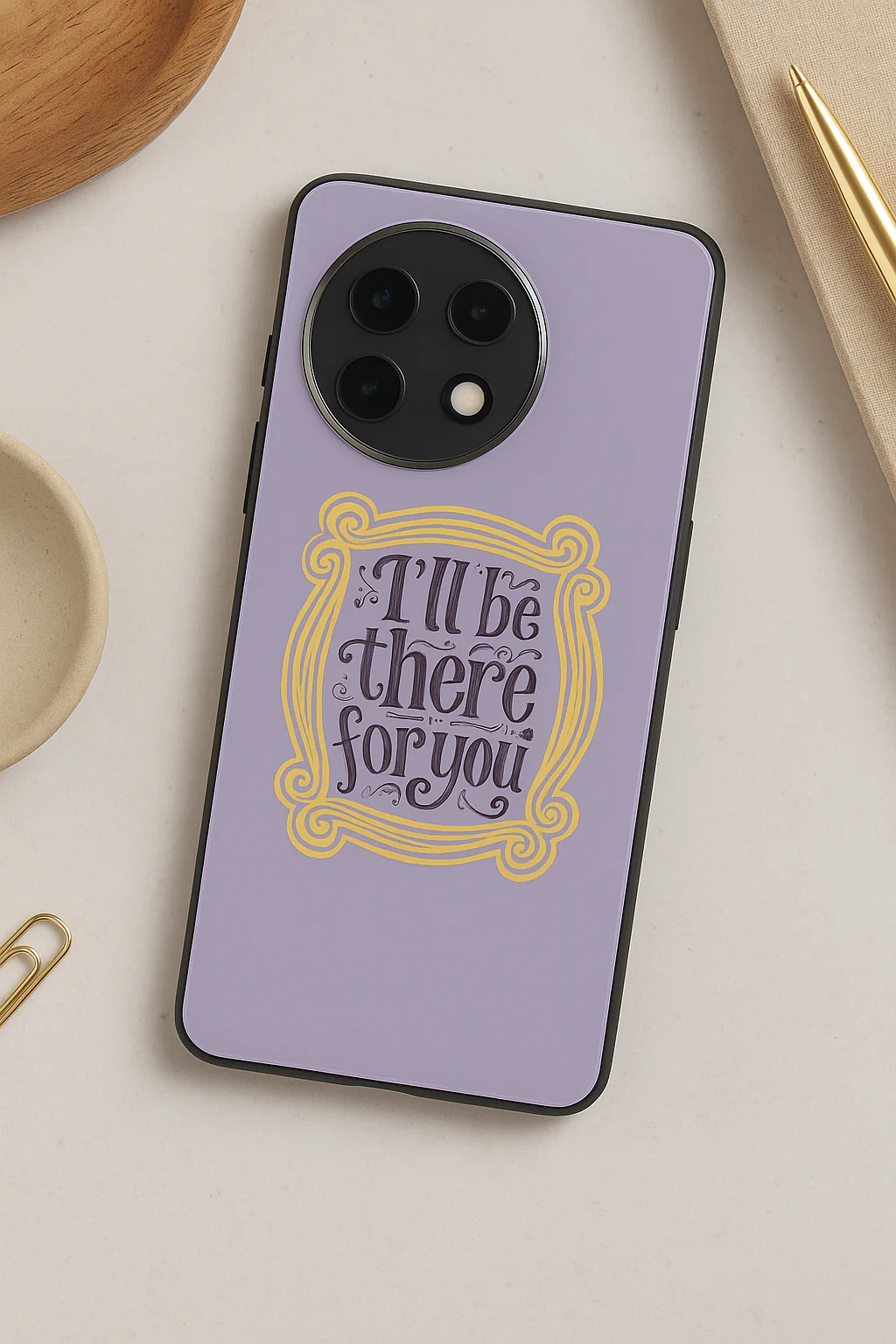 Forever Friends Premium Glass Back Cover For One Plus 13, 12, 11, 10, Nord Series - Image 4