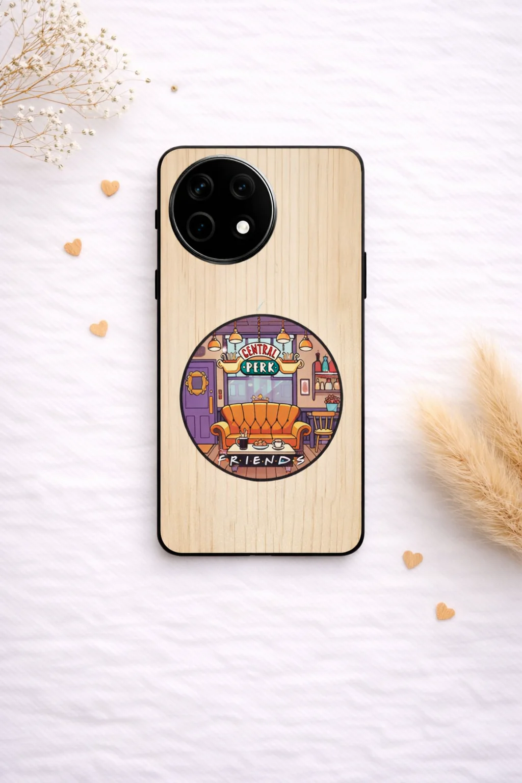 FRIENDS Coffee & Couch Premium Glass Back Cover For One Plus 13, 12, 11, 10, Nord Series - Image 6