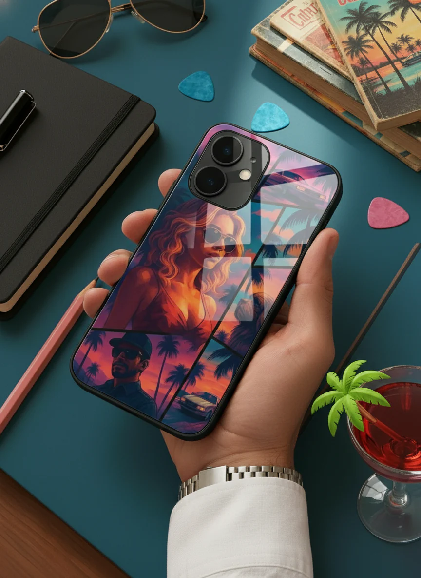 GTA Loading  Premium Glass Back Cover For iPhone 11-17 Models - Image 9