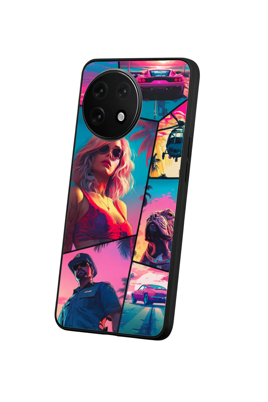 GTA Loading Premium Glass Back Cover For One Plus 13, 12, 11, 10, Nord Series - Image 3