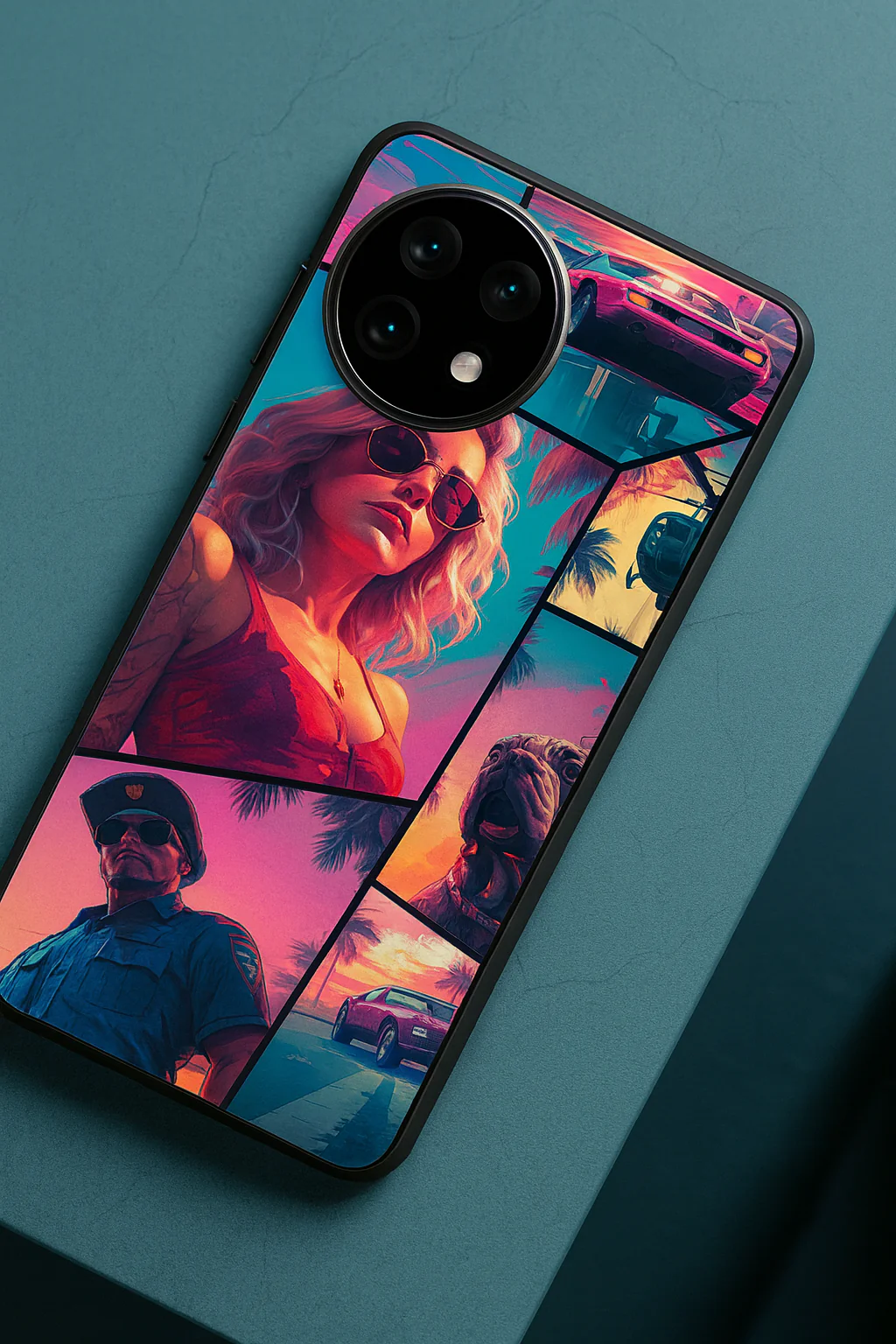 GTA Loading Premium Glass Back Cover For One Plus 13, 12, 11, 10, Nord Series - Image 4