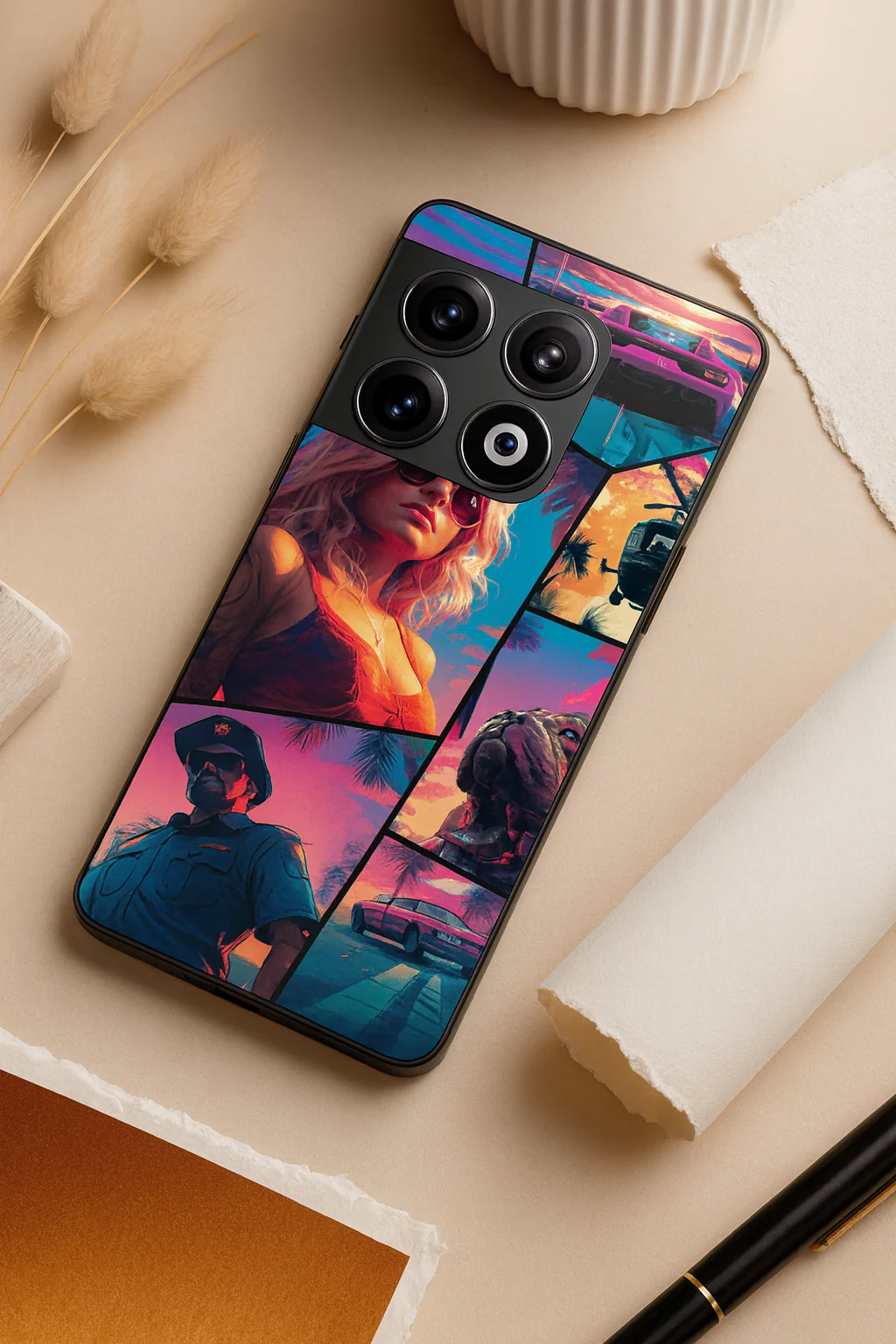 GTA Loading Premium Glass Back Cover For One Plus 13, 12, 11, 10, Nord Series - Image 6