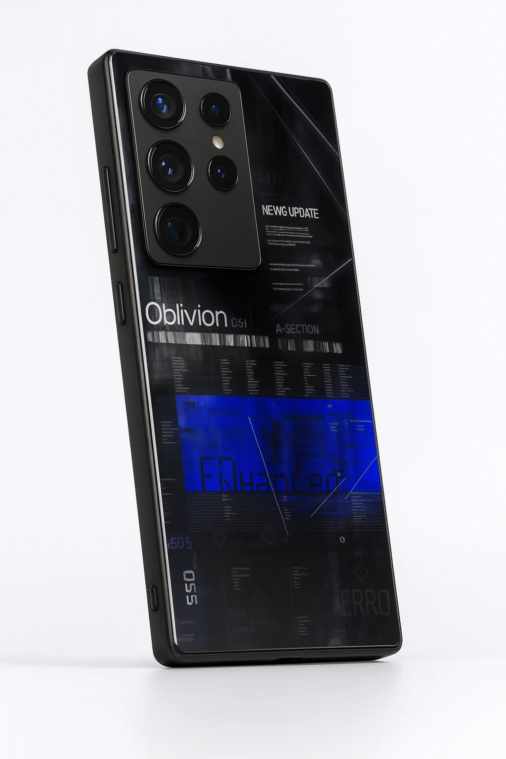 Hacker Premium Glass Back Cover For Galaxy S, A, M & F Series - Image 3