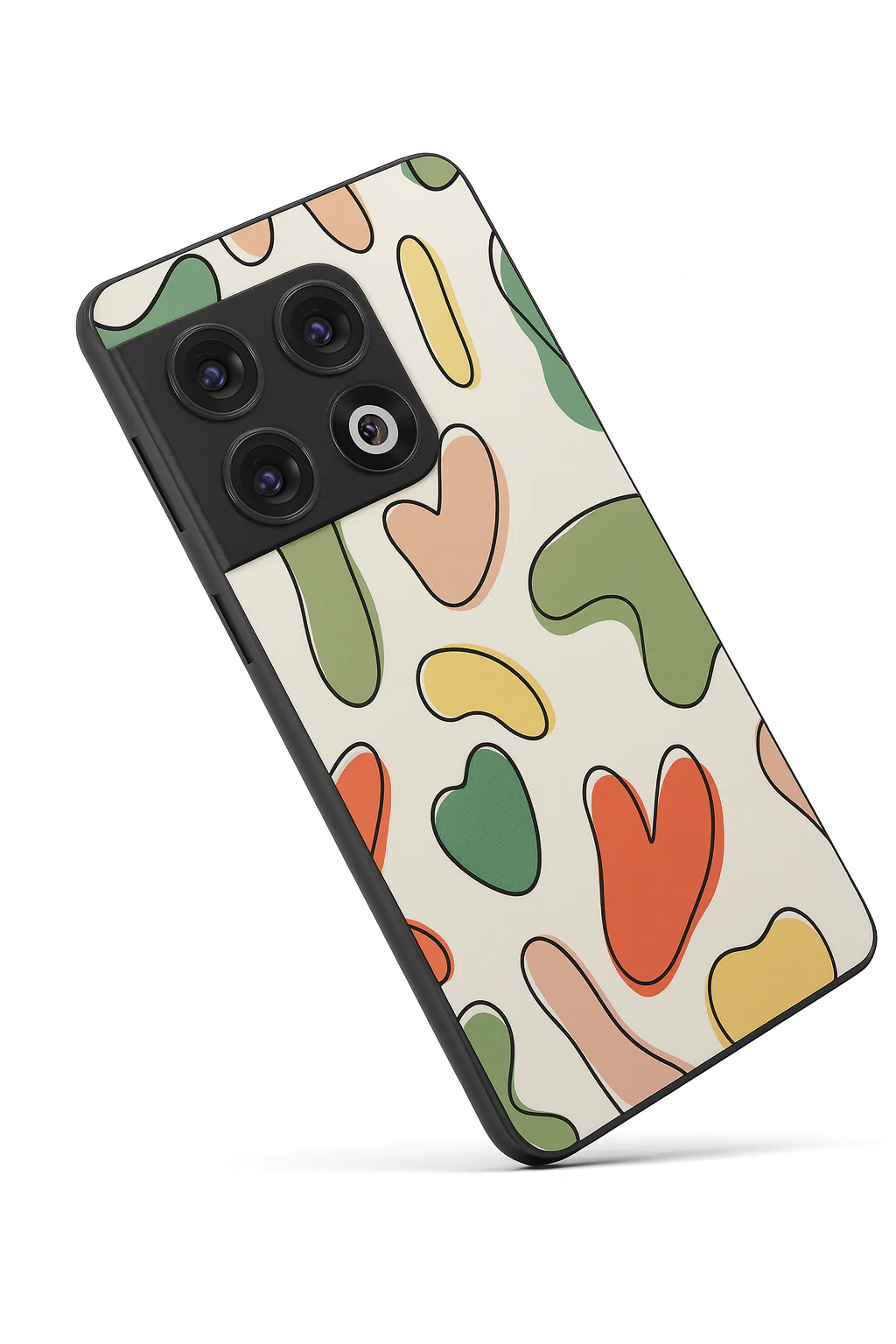 Heartsy Abstract Aesthetics Premium Glass Back Cover For One Plus 13, 12, 11, 10, Nord Series - Image 3