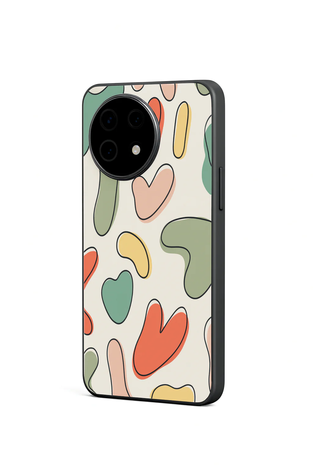 Heartsy Abstract Aesthetics Premium Glass Back Cover For One Plus 13, 12, 11, 10, Nord Series - Image 6