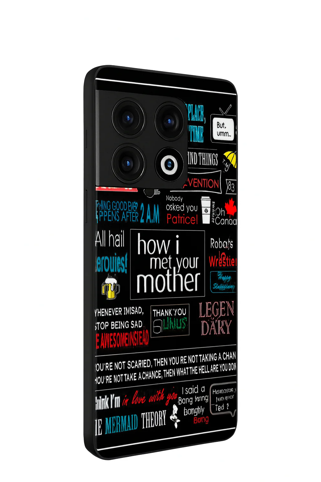 HIMYM Ted's Story Premium Glass Back Cover For One Plus 13, 12, 11, 10, Nord Series - Image 3
