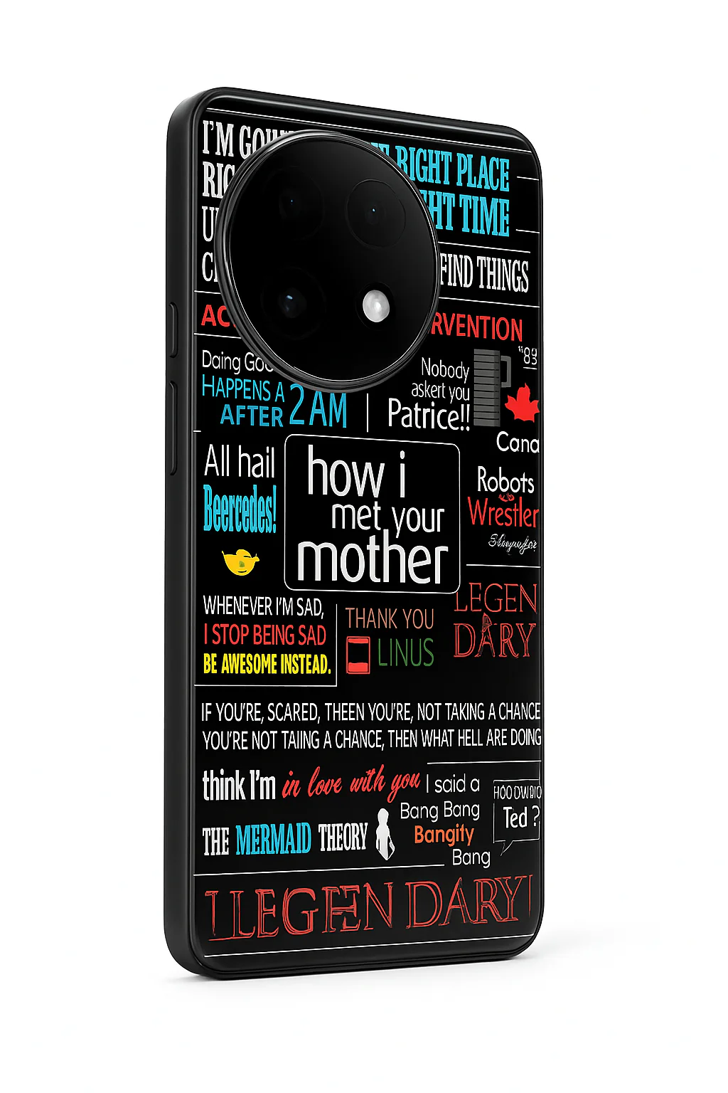 HIMYM Ted's Story Premium Glass Back Cover For One Plus 13, 12, 11, 10, Nord Series - Image 6