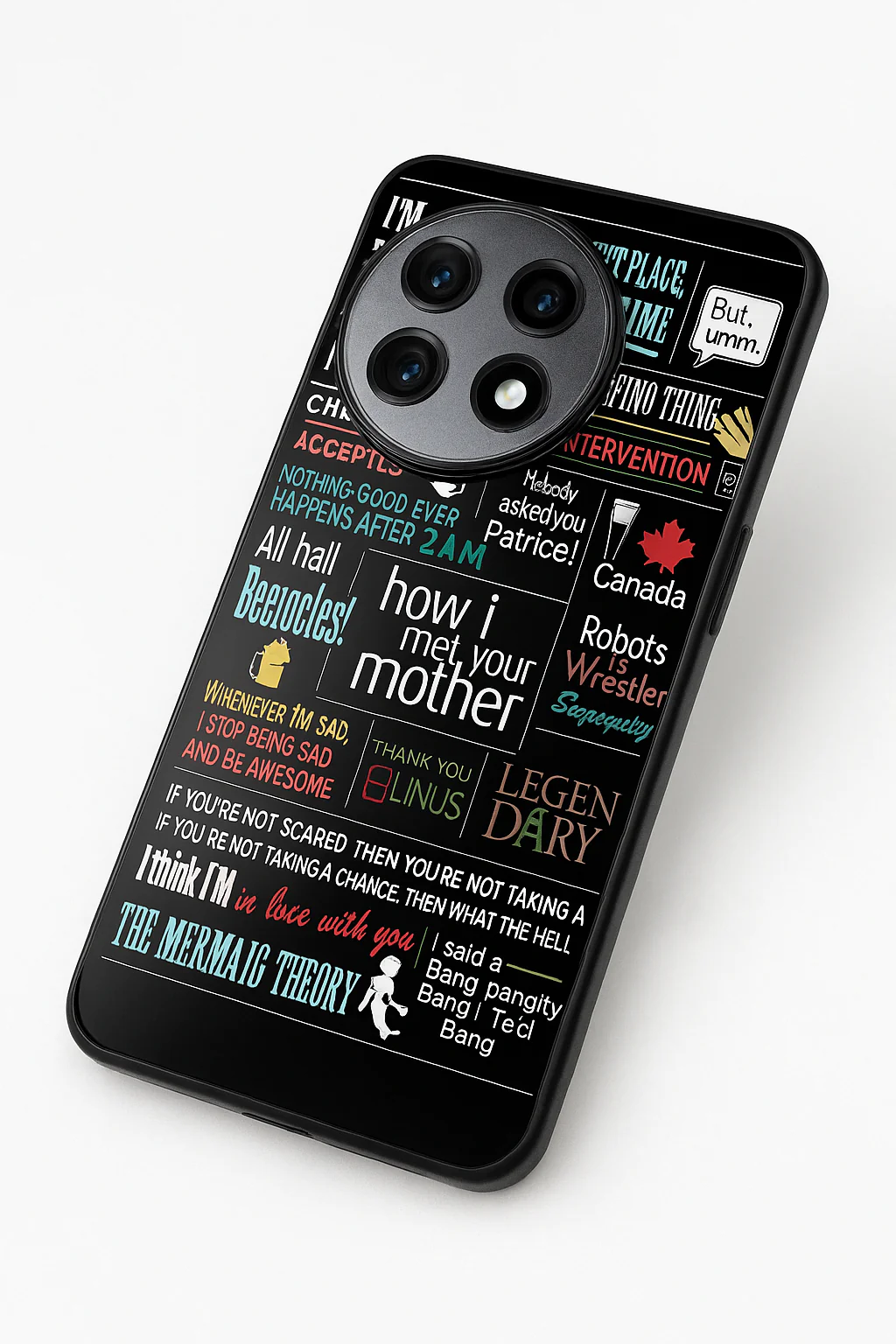 HIMYM Ted's Story Premium Glass Back Cover For One Plus 13, 12, 11, 10, Nord Series - Image 9