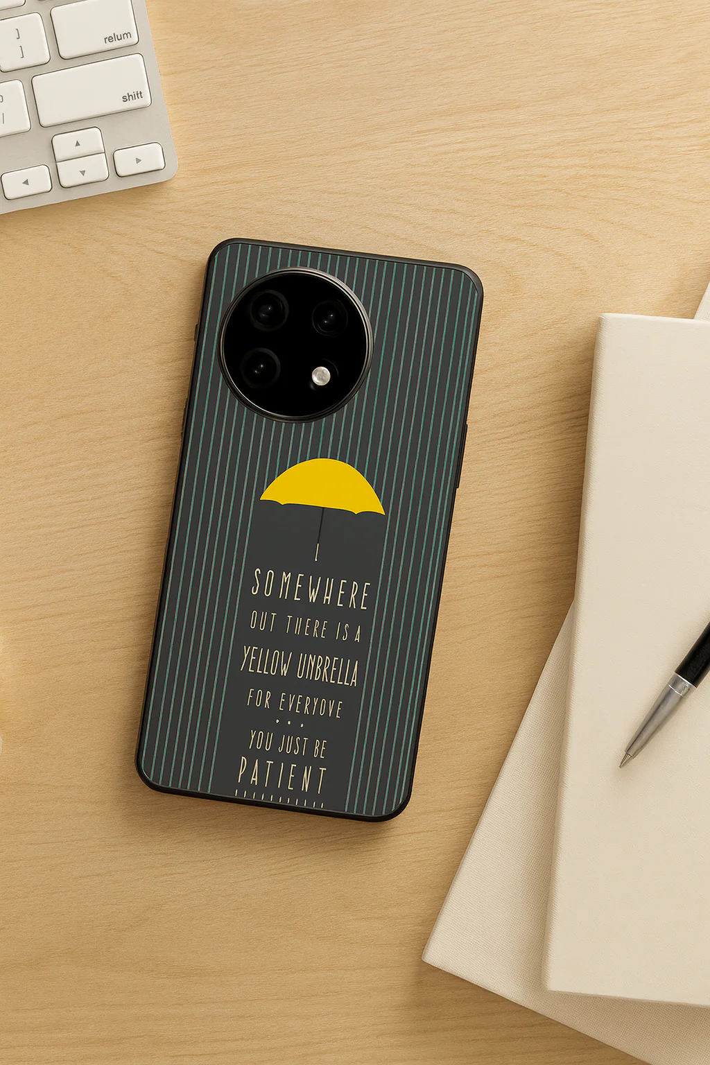 HIMYM Umbrella Of Hope Premium Glass Back Cover For One Plus 13, 12, 11, 10, Nord Series - Image 4