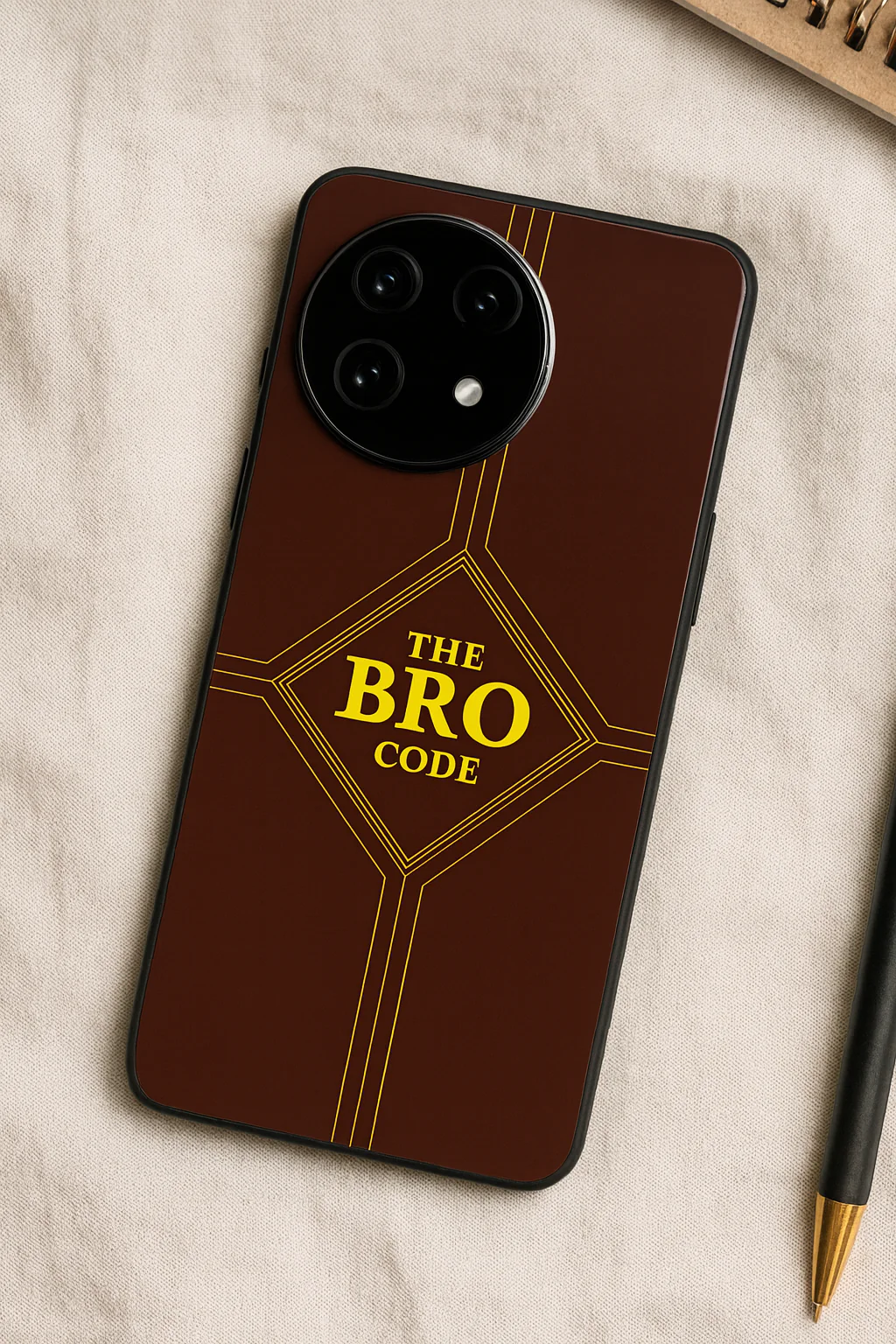 HIMYM Wingman Premium Glass Back Cover For One Plus 13, 12, 11, 10, Nord Series - Image 4