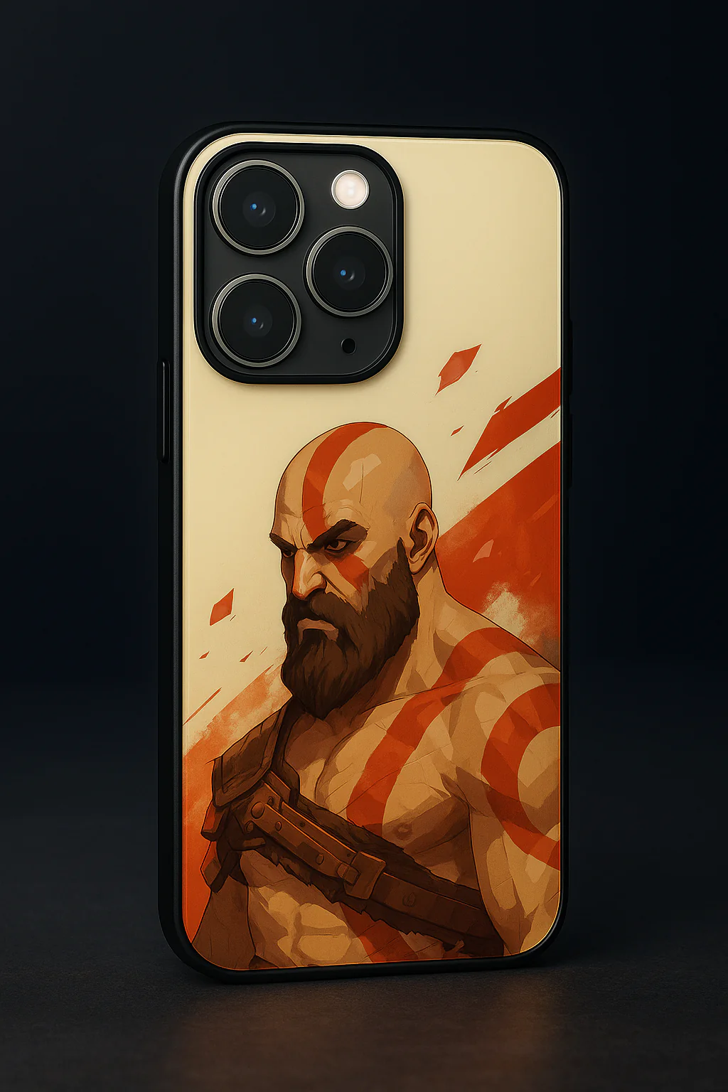 I am Kratos Premium Glass Back Cover For iPhone 11-17 Models - Image 11