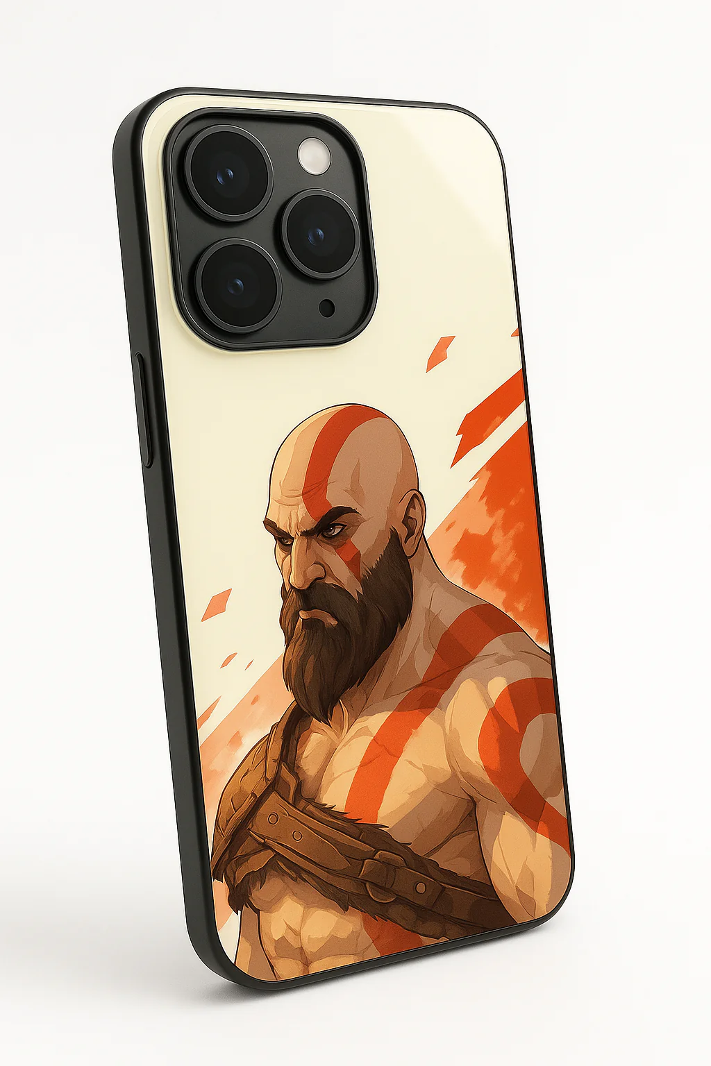 I am Kratos Premium Glass Back Cover For iPhone 11-17 Models - Image 5