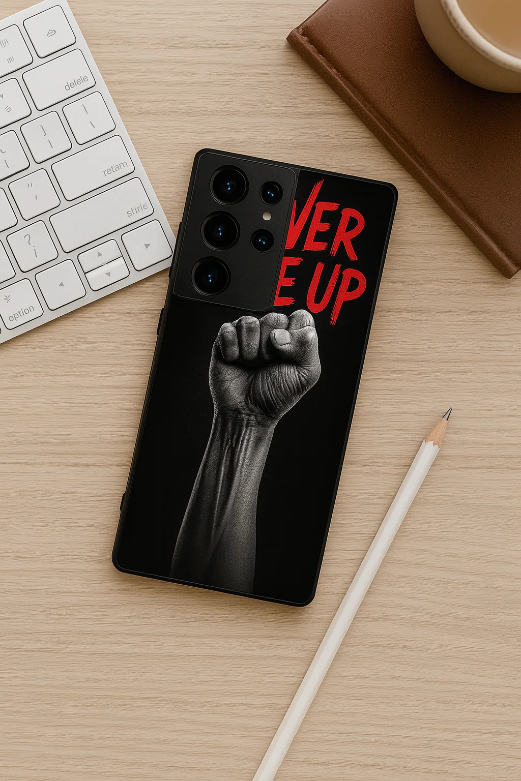 Iron Will Premium Glass Back Cover For Galaxy S, A, M & F Series - Image 4